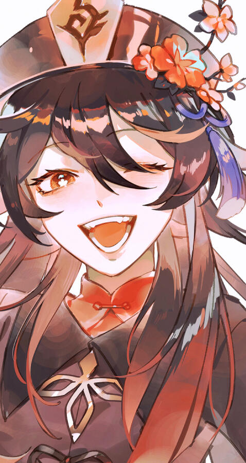 bust + complex background